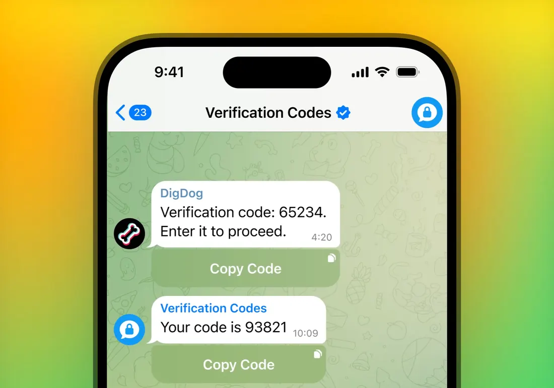 Двухэтапная проверка Telegram