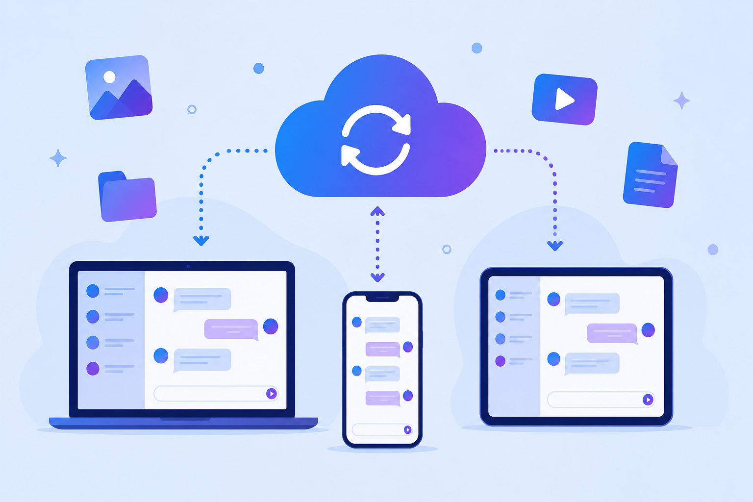 Telegram — Облачная синхронизация: Облако