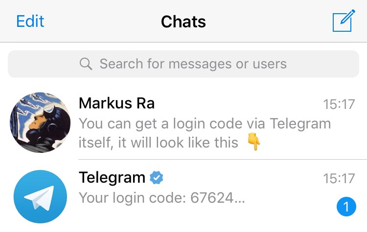 Telegram для Веб-версия